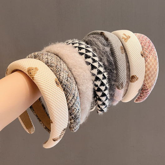 Diadema de Felpa Estilo Retro Francés para Mujer - Image 27