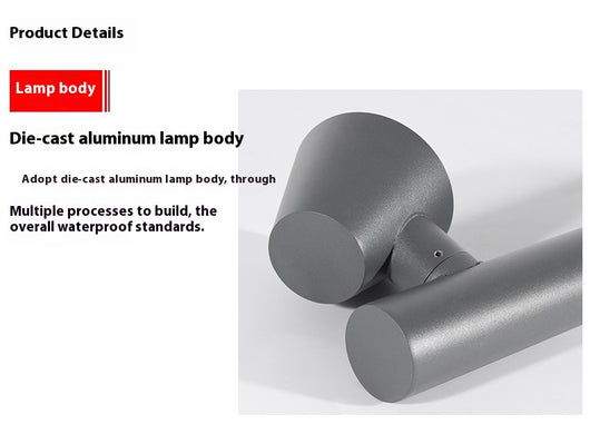 Lámpara de Jardín LED Moderna Impermeable - Columna Minimalista - Image 8