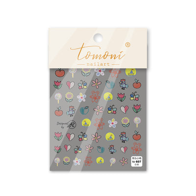 Stickers de Uñas 5D con Relieve Adhesivo - Diseño Simple y Adorable - Image 14