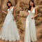 Vestido de Novia Desmontable de Dos Piezas