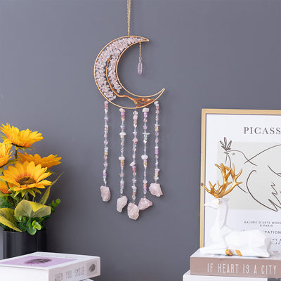Atrapasueños con Cristal de Ágata Natural Triturada - Image 16