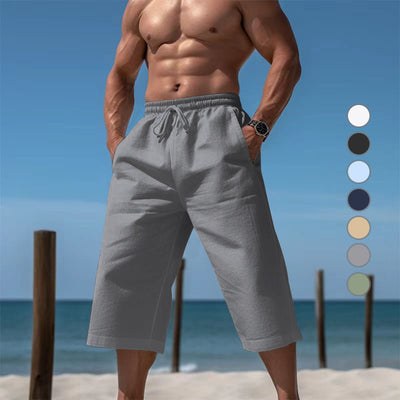 Pantalones Capri Casuales Transpirables para Hombre - Image 4