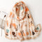 Pañuelo de Seda Estampado Paraíso Gatitos Adorables