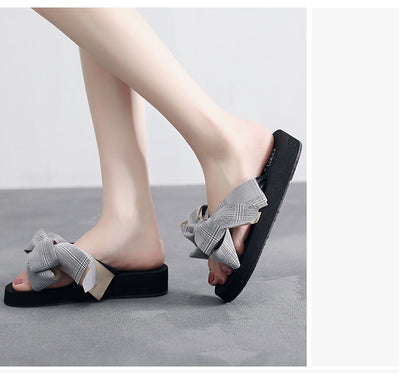 Chanclas Mujer Plataforma Gruesa con Moño - Cómodas y Versátiles - Image 18