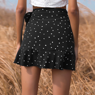 Falda Elegante con Volantes y Cordones - Image 3