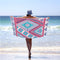 Toalla de Playa Cuadrada Microfibra con Estampado
