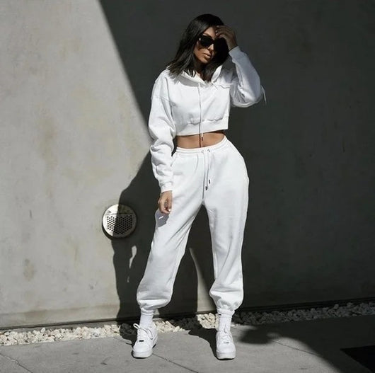 Conjunto Deportivo Otoñal: Sudadera con Capucha y Pantalón de Cintura Elástica - Image 12