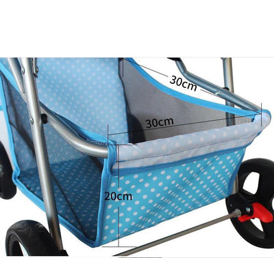 Carrito Plegable para Mascotas - Cómodo y Portátil para Perros y Gatos - Image 17