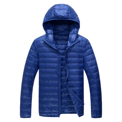 Chaqueta Puffer Ultraligera con Capucha - Abrigo de Plumas de Pato Slim Fit para Invierno - Image 6