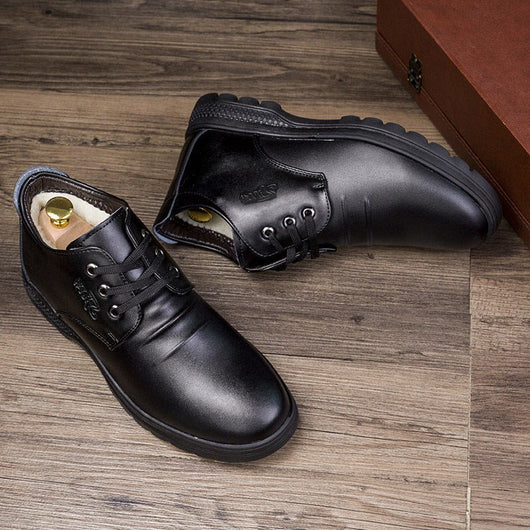 Botas Altas de Cuero para Hombre con Forro Suave - Image 5