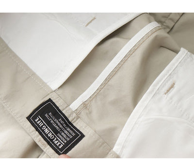 Pantalones Casuales Hombre Verano Transpirables Ajuste Cónico Elástico - Image 21