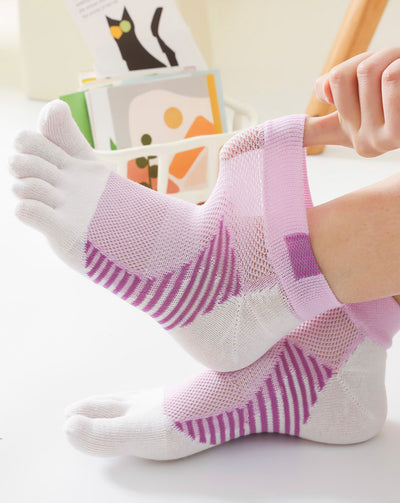 5 Pares de Calcetines Deportivos con Dedos Separados para Mujer - Malla Transpirable - Image 9