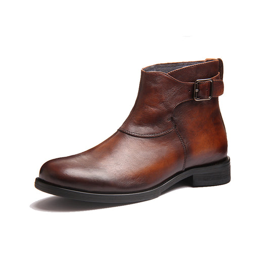 Botas Martin de Cuero Genuino para Hombre - Corte Medio - Image 9