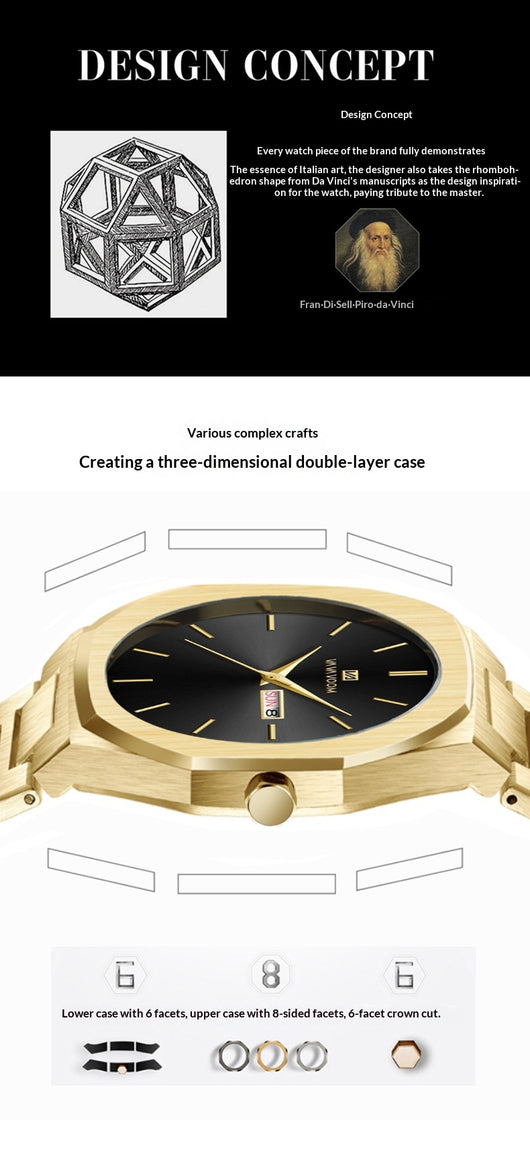 Reloj Casual Ejecutivo con Cadena de Acero - Image 13