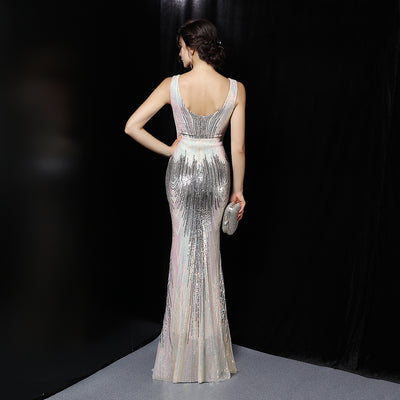 Vestido de Noche Elegante Largo y Ajustado para Mujer - Image 14