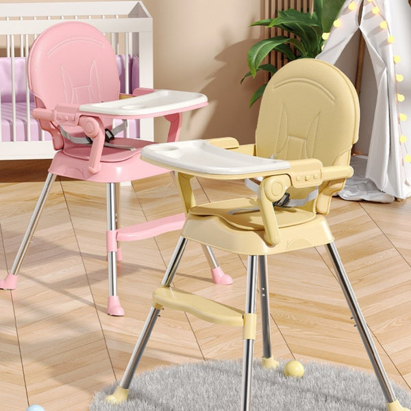 Silla de Comer Multifuncional Plegable para Niños