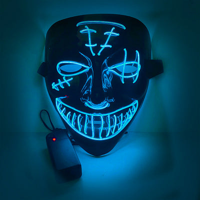 Máscara Halloween con Luz LED Fría Luminosa - Image 13