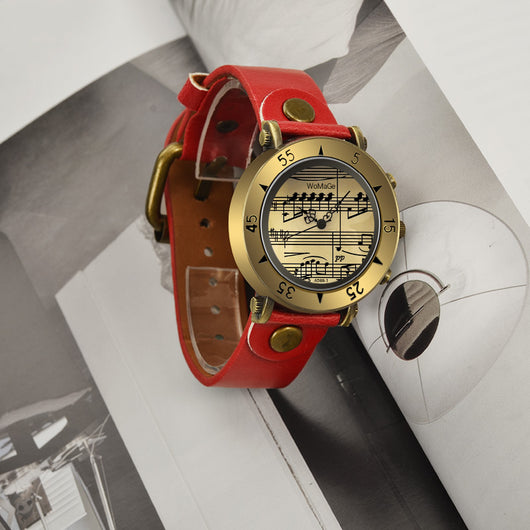 Reloj de Moda con Símbolo Musical - Diseño Novedoso para Hombre - Image 16