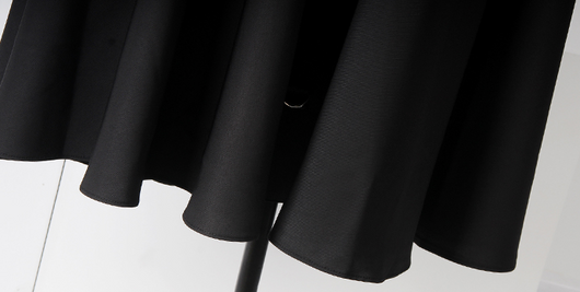 Falda Midi Negra Elegante Ajustada Clásica - Image 13