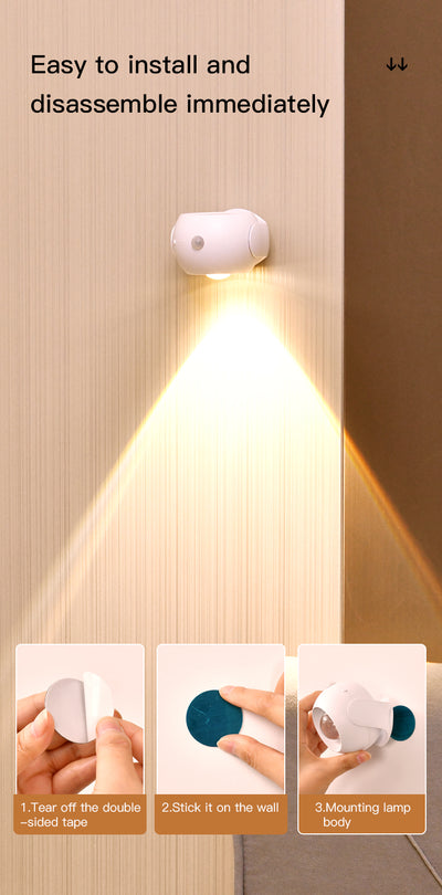 Luz LED Inteligente con Sensor de Movimiento y Ángulo Ajustable - Image 22
