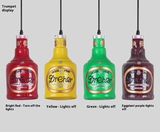 Lámpara Colgante Botella de Vino con Luz LED Creativa - Image 21