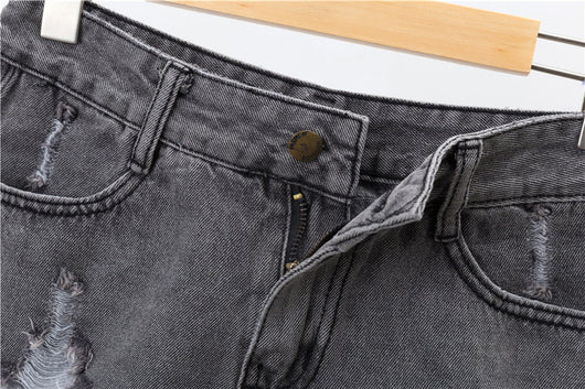 Shorts Vaqueros Holgados de Cintura Alta para Mujer - Image 17