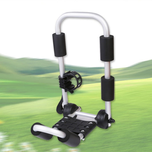 Soporte de Aluminio Ajustable para Esquís de Canoa con Techo Desmontable