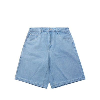 Shorts Vaqueros Rectos Casuales Hasta la Rodilla - Image 7