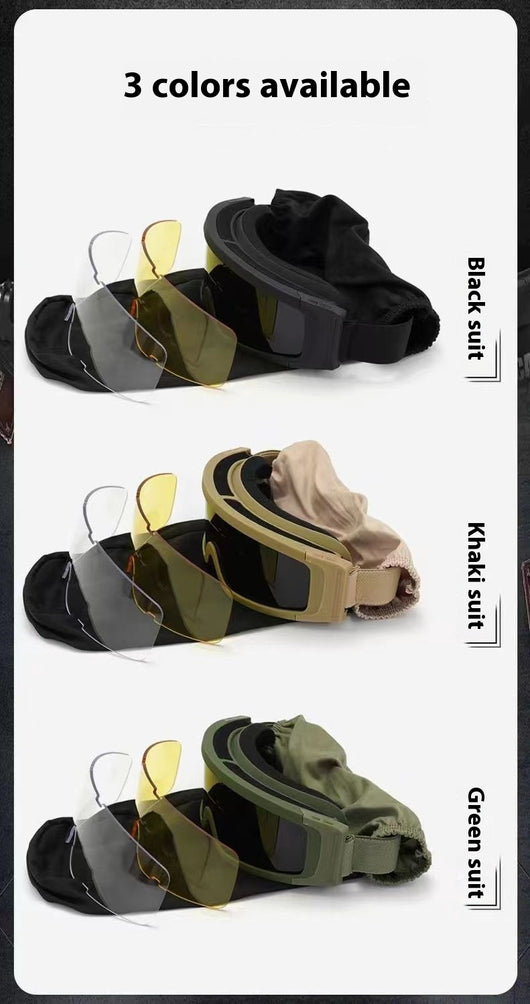 Gafas Tácticas Deportivas con Protección UV y Tecnología Antivaho - Image 19