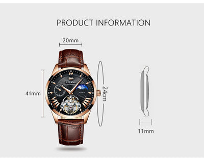 Reloj Automático Mecánico para Hombre con Esqueleto Visible y Resistencia al Agua - Image 26