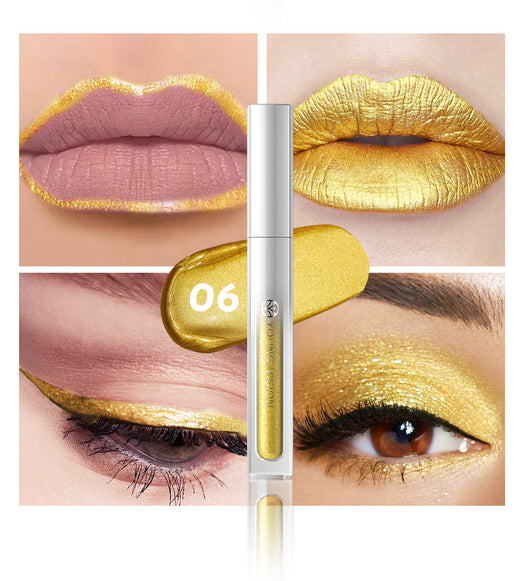 Paleta de 8 Colores: Sombras y Brillos Labiales Resistentes - Image 21