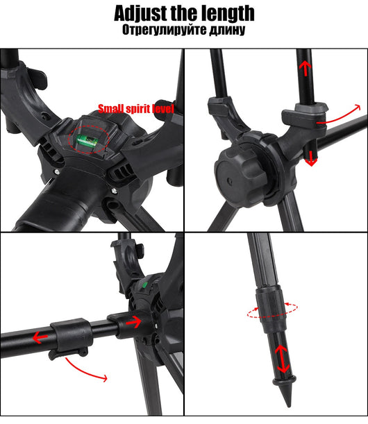 Soporte para Caña de Pescar en Aluminio - Instalación Rápida y Portátil - Image 7
