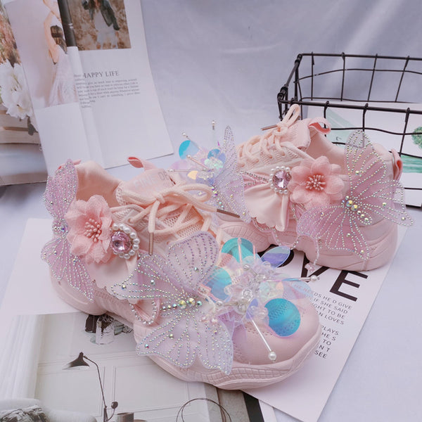 Tenis Deportivos Papá con Detalles Brillantes - Diseño Rejuvenecedor