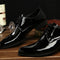 Zapatos de Cuero Oxford para Hombre con Punta Afilada