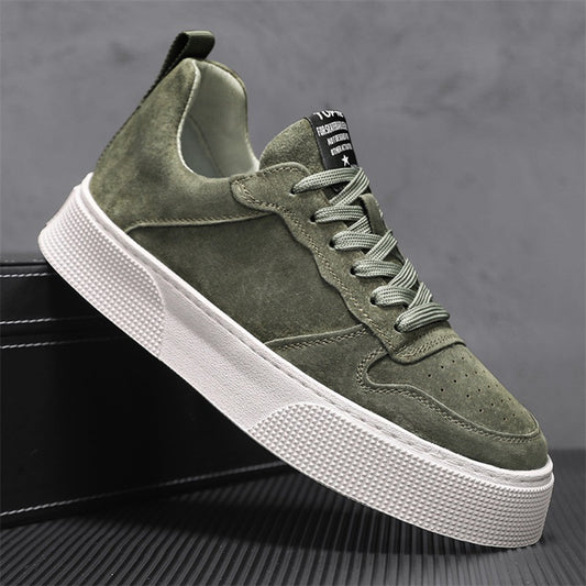 Tenis Deportivos Casuales Plataforma para Hombre Talla Grande 46 Transpirables