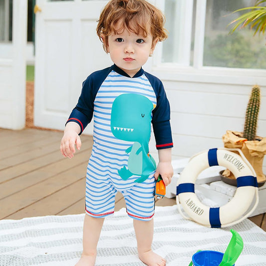Traje de Baño Infantil de Una Pieza - Diseño Adorable para Aguas Termales
