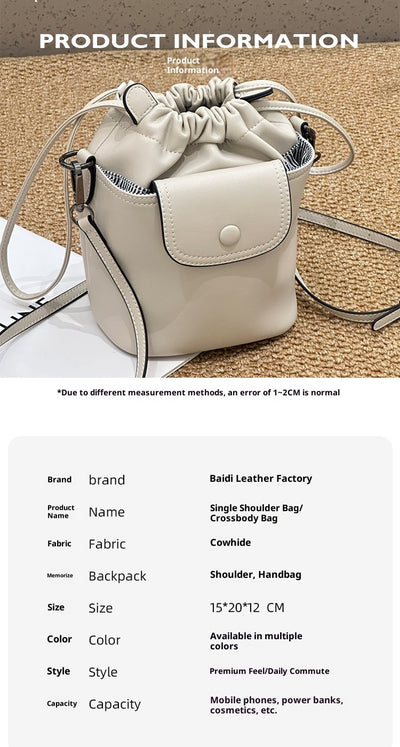 Bolsa Crossbody Bucket con Cordón Cortex para Mujer - Image 10