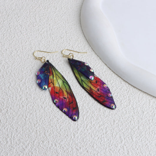Aretes Alas de Cigarra Personalizados - Diseño Lluvia Misteriosa del Sur - Image 4