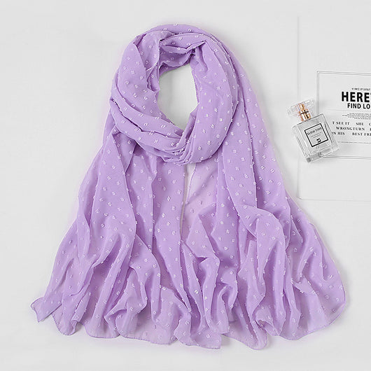 Pañuelo Chiffón Puro Color Perla para Mujer - Image 37
