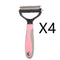 Pink 4pcs 9.5x17.5cm