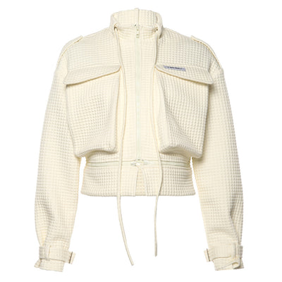 Chaqueta Suelta con Cierre de Cremallera - Diseño Moderno y Versátil - Image 9