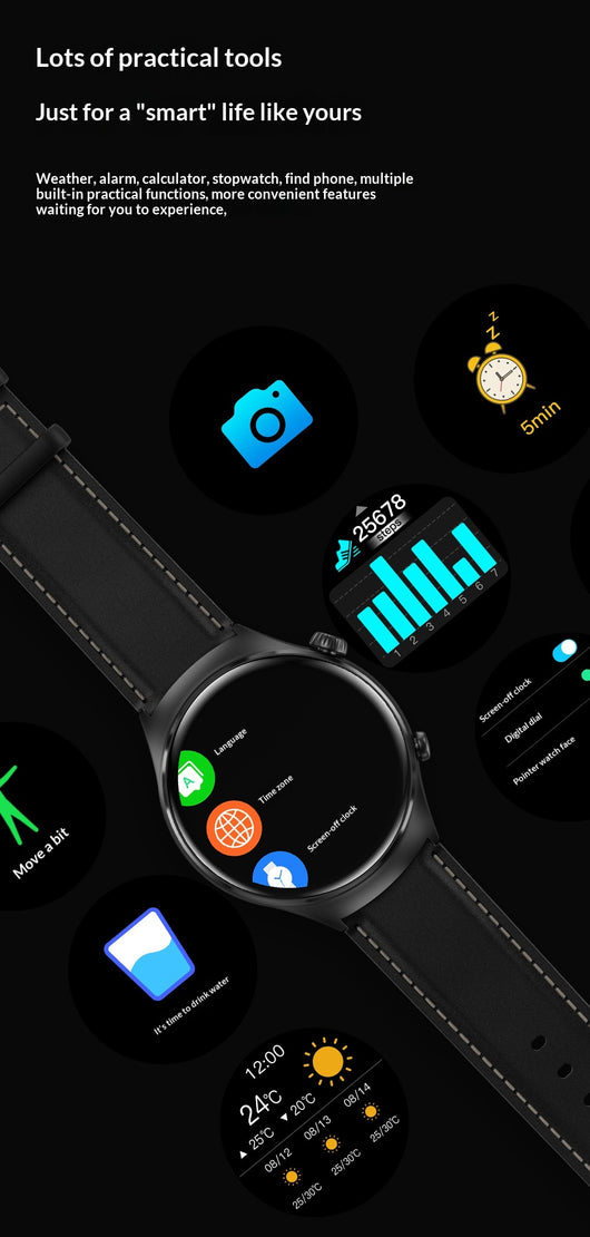 Reloj Inteligente NFC Resistente al Agua con Pulsera de Pago - Image 20