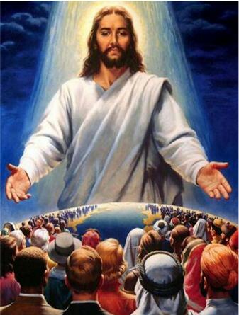 Cuadro de Pintura de Diamantes Jesús - Mosaico Religioso con Cruz - Image 17