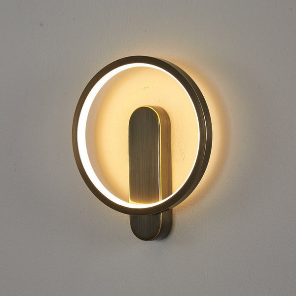 Lámpara de Pared Cobre Lujo para Dormitorio y Mesita de Noche