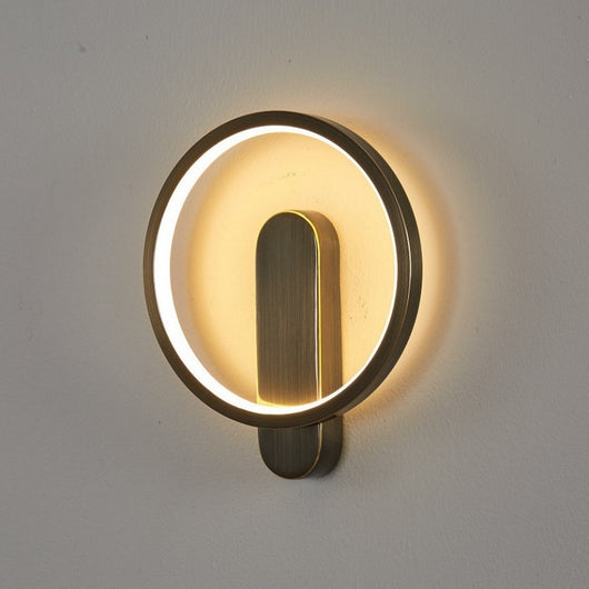 Lámpara de Pared Cobre Lujo para Dormitorio y Mesita de Noche