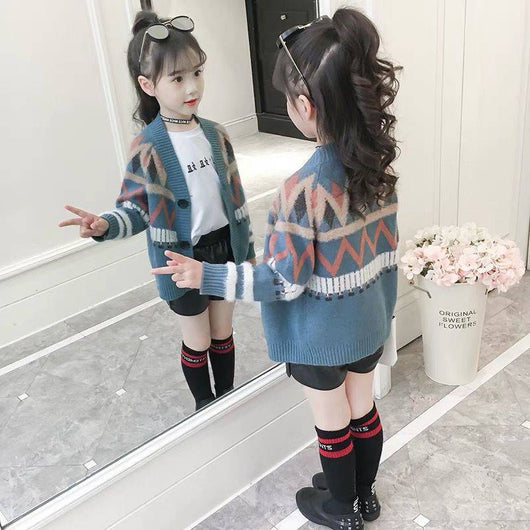 Suéter Infantil Estilo Coreano con Detalles en Hilo - Image 7