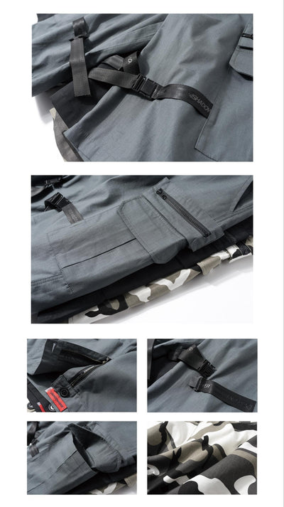 Pantalones Cortos Tácticos Paracaidista con Bolsillos Funcionales - Image 11