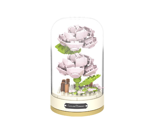 Caja de Música Flores con Bloques Constructores - Regalo Día de Enamorados - Image 14