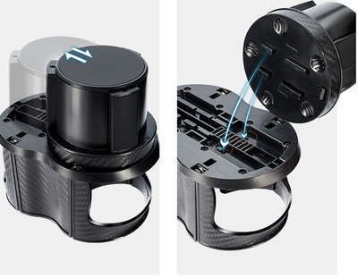 Portavasos Ajustable para Auto con Base de Carbono - Soporte para Bebidas de Dos Piezas - Image 8