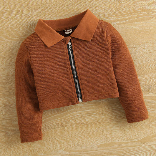 Conjunto Infantil con Saco de Cuello y Pantalón Elástico - Image 12